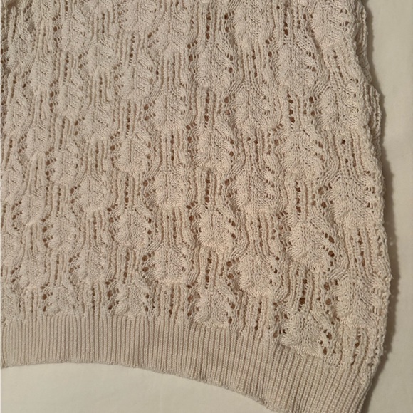 Dex Cream Lace-Trim Knit Tank - Picture 4 of 4